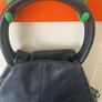Leather Versatile Navy Hand/Shoulder/Crossbody Bag Image 4