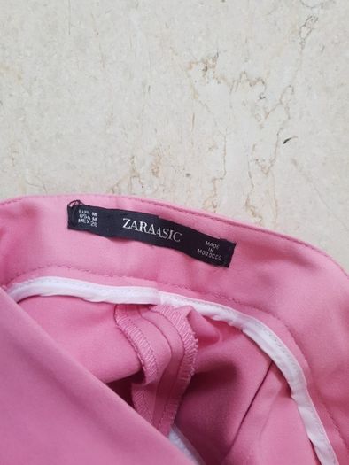 Zara pink trousers uk10