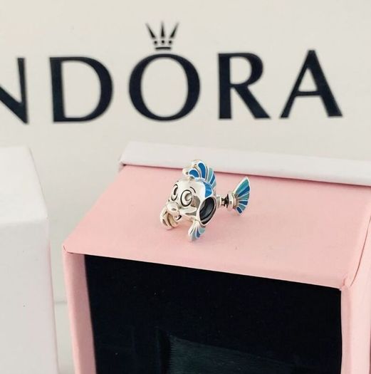 Pandora Disney Little Mermaid Flounder Charm New
