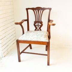 Country Chippendale armchair