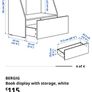 Ikea Bergig Bookshelf Unit with storage Image 4