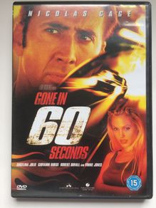 Gone In Sixty Seconds (WS) [2000] Nicolas Cage, Angelina Jolie, Robert Duvall & Vinnie Jones [Movie DVD]