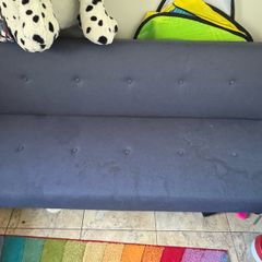 Blue sofa bed