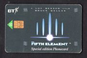 1999 Great Britain UK5 5th Element 2 - Blue (Siemens - S35 (Module 35)) Phone Card