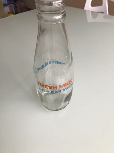 milk bottles