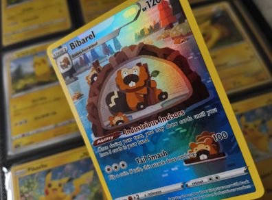 Bibarel ! Illustration Rare ! from Crown Zenith Set ! 2023 ! Pokemon Card !