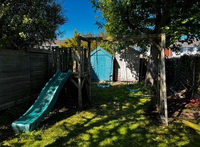 Climbing Frame Jungle Gym Garden Wooden swing slide set