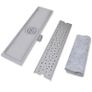 Linear Shower Drain 2 pcs Bubble 530x140 mm Stainless Steel Image 4