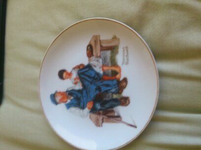 The lighthouse keepers daughter plate .