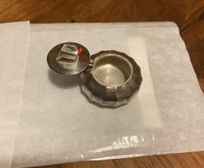 Vintage travel ashtray