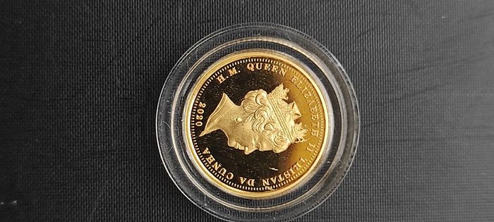 Gold coin Quater Sovereign - Elizabeth II