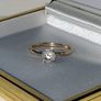 Vintage 14ct Gold 'Queen' Solitaire Image 6