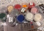 Bundle of stamps and embossing powder