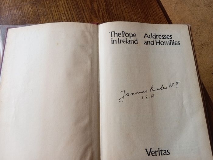 1st Ed 1979 Pope in Ireland Addresses and Homilies