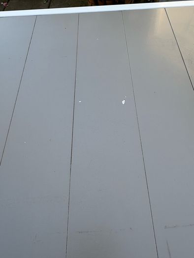 Garden dining table Ikea Segeron - white / beige