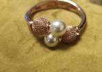 Rose gold and Pearl bracelet