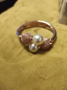 Rose gold and Pearl bracelet