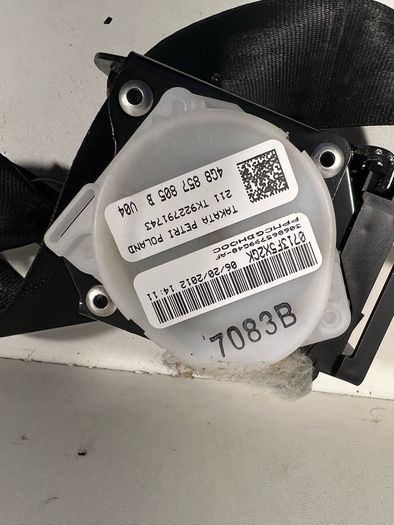 Audi A6 C7 Rear Seat Belt 2013 4g8857805b A3l3b415g