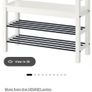 Bench with shoe storage Image 3
