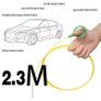 2.3m Car Sewer Unclogger Cleaning Brush Car Sunroof Long Hose Drain Hole Drain Unclogger Car Pipe Tool Cleaner Auto Accessories Image 2