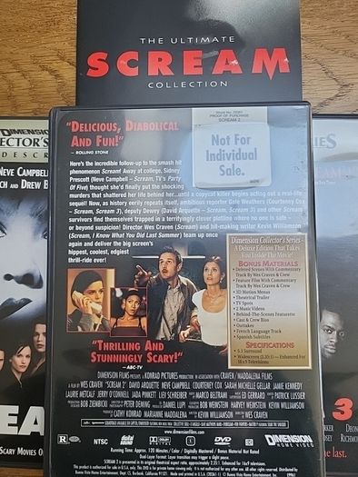 The Ultimate Scream Collection Region 1 DVD