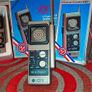Retro Sonic 1980's Walkie Talkie 2way radio Image 2