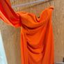 Orange dress Image 4