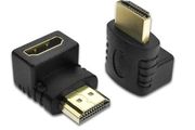 New 90 Degree Angle HDMI Male to Female Adapter Cable Connector Ultra HD #926