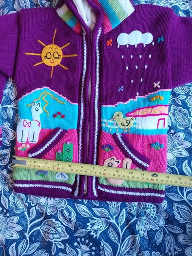Peruvian kids cardigan