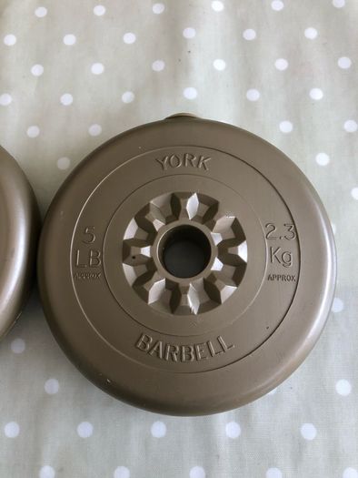 York Barbell Weights 2.3kg x2