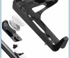 AirTag Bike Water Bottle Cage with Hidden AirTag Holder Compartment