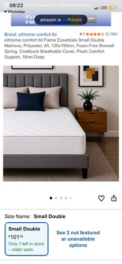 Small Double Mattress