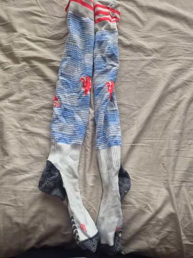 Man Utd Football/Soccer socks 21/22 away kit socks