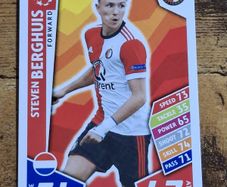 Topps Match Attax, Champions League 2017-18, Card 357, Steven Berghuis - free standard postage