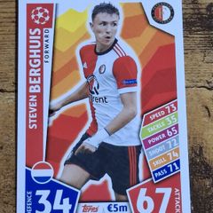 Topps Match Attax, Champions League 2017-18, Card 357, Steven Berghuis - free standard postage