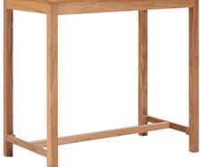 Garden Bar Table 110x60x105 cm Solid Teak Wood