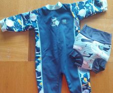 Splash About fleece-lined wetsuit and waterproof pants