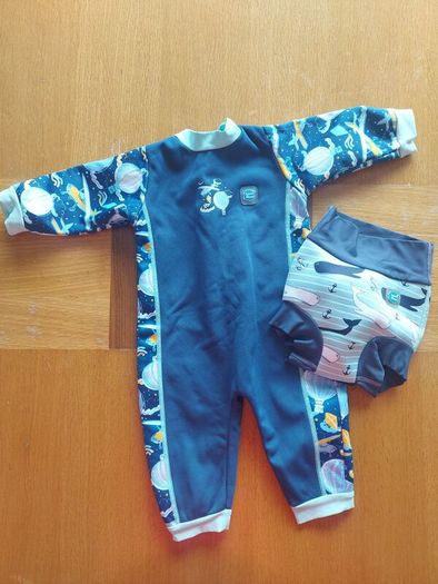 Splash About fleece-lined wetsuit and waterproof pants