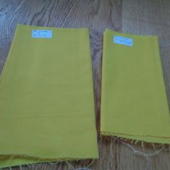 Cotton Fabric Pieces x 2 for Sale