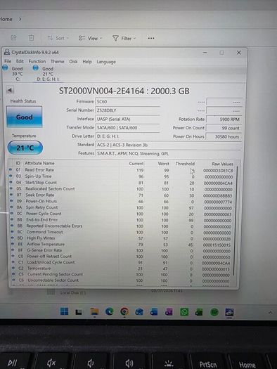 Seagate Ironwolf NAS 2TB - 4 Available.