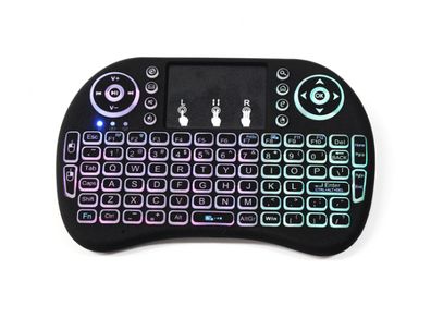 PREMIUM Wireless Mini Keyboard TouchPad Remote Control Airmouse for Android TV / Kodi XBMC Backlit (With Back Light)