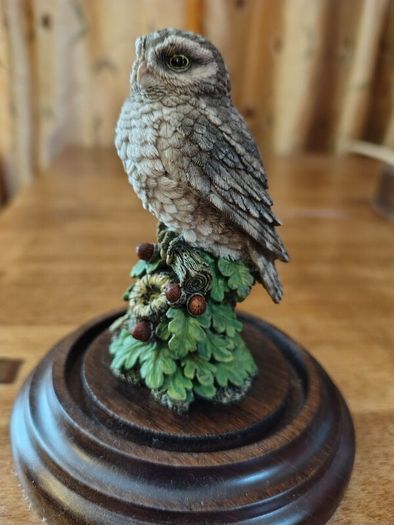 Vintage Country Artists Miniature Owl Sculpture