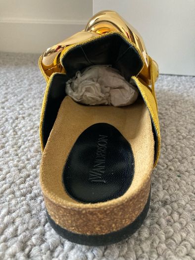 BNIB JW Anderson Suede Chain Mules