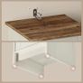 Tall Narrow Storage Cabinet White Slim Bathroom Cupboard Tall Boy Image 4