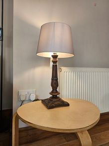 Wooden Finish Table Lamp