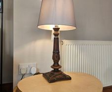Wooden Finish Table Lamp