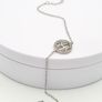 Vintage 925 Sterling Silver & CZ Tree of Life Bracelet Image 7