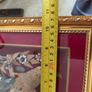 Peacock couple FRAMED IN GELDED FRAM Jade with Seashells painting is created by Myanmar artists Image 10
