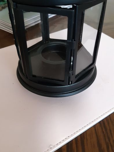 Lantern metal and glass