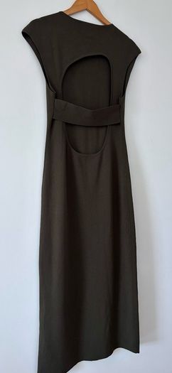 COS Open-Back Knitted Midi Dress